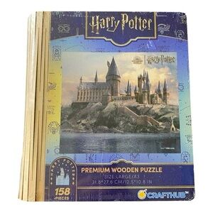 NWT-CRAFTHUB-HARRY POTTER WOODEN PUZZLE-158 PIECES